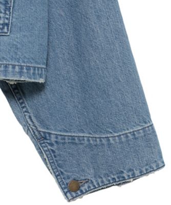 ジャケット CROPPED TRUCKER JK DENIM w