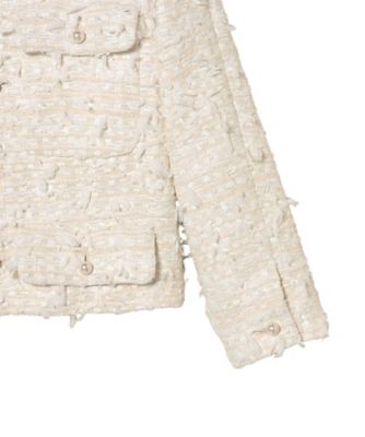 エムミーエメ　 Ribbon tweed short down jacket エムミーエメ ダウン Mmeeme Ribbon tweed short 【公式通販】
