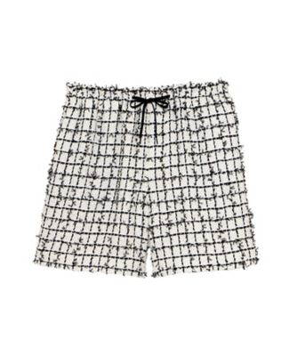 ＜MADISONBLUE (Women)＞ＤＲＡＷＳＴＲＩＮＧ　ＢＯＸＥＲ　ＳＨＯＲＴＳ　ＴＷＥＥＤ　ＭＢ２５１ー３０１１