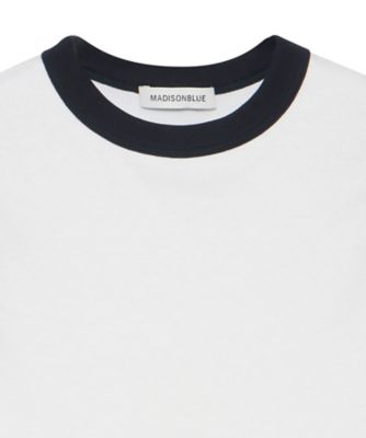 カットソー　ＢＩーＣＯＬＯＲ　ＴＲＩＭ　ＣＲＥＷ　ＮＥＣＫ　ＴＡＮＫ　ＭＢ２５１ー７００７