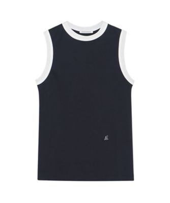 カットソー　ＢＩーＣＯＬＯＲ　ＴＲＩＭ　ＣＲＥＷ　ＮＥＣＫ　ＴＡＮＫ　ＭＢ２５１ー７００７