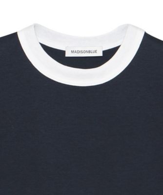 Ｔシャツ　ＢＩーＣＯＬＯＲ　ＴＲＩＭ　ＣＲＥＷ　ＮＥＣＫ　ＴＥＥ　ＭＢ２５１ー７００９
