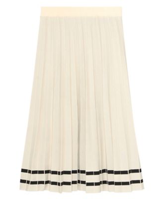 スカート　ＢＩーＣＯＬＯＲ　ＰＬＥＡＴＥＤ　ＳＫ　ＭＢ２５１ー８０１８