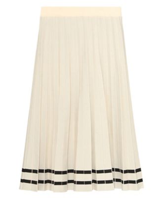 スカート　ＢＩーＣＯＬＯＲ　ＰＬＥＡＴＥＤ　ＳＫ　ＭＢ２５１ー８０１８