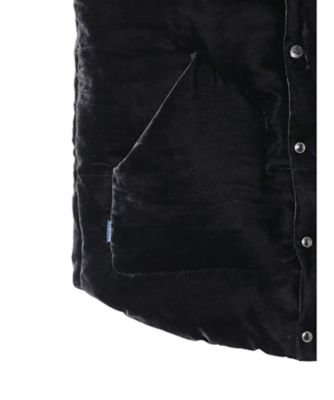 DOWN VEST FEATHER VELVET MB254ー1013 