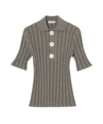 ＜MADISONBLUE (Women)＞Ｈ／Ｓ　ＷＩＤＥ　ＲＩＢ　ＰＯＬＯ　ＭＢ２５４ー８００８