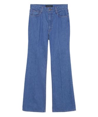 ＜MADISONBLUE (Women)＞ＣＥＮＴＥＲ　ＣＲＥＡＳＥ　ＦＬＡＲＥ　ＰＡＮＴＳ　ＤＥＮＩＭ　ＭＢ２６１ー３００４