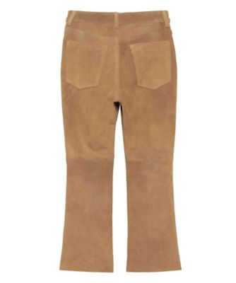 HEM CUT FLARE PT SUEDE MB261ー3009