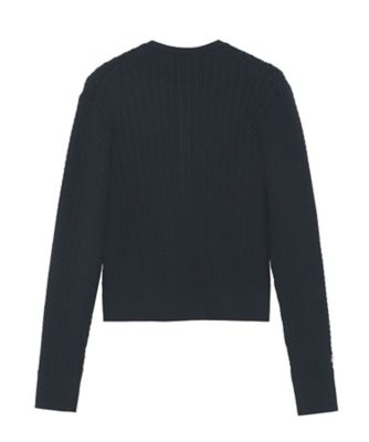 CABLE KNIT CARDIGAN MB261ー8010