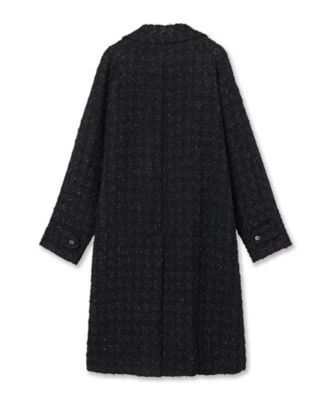 SOUTIEN COLLAR COAT TWEED MB264ー
