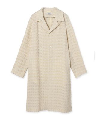 SOUTIEN COLLAR COAT TWEED MB264ー