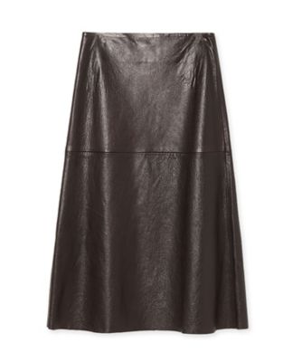 A LINE SKIRT LEATHER MB264ー6013