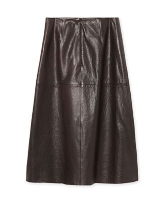 A LINE SKIRT LEATHER MB264ー6013
