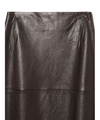 A LINE SKIRT LEATHER MB264ー6013