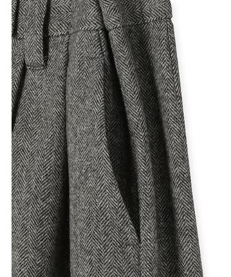 SLACKS REMAKE MIDDLE SK HERRINGBONE