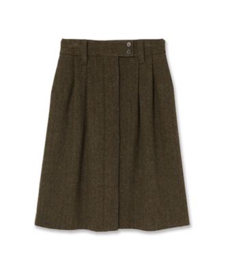 SLACKS REMAKE MIDDLE SK HERRINGBONE