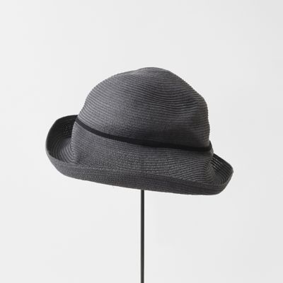 ＜mature ha. (Women)＞ＢＯＸＥＤ　ＨＡＴ　１１ｃｍブリム　グログランリボン　ＭＢＯＸーＮ１０１ＣＣＬ