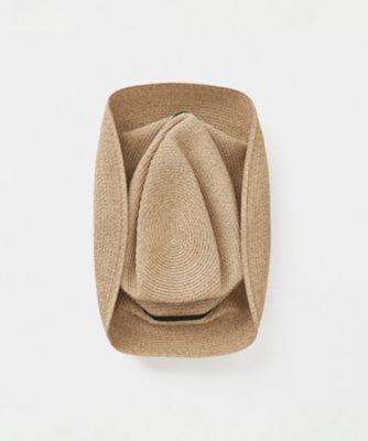 BOXED HAT 11cm brim grosgrain