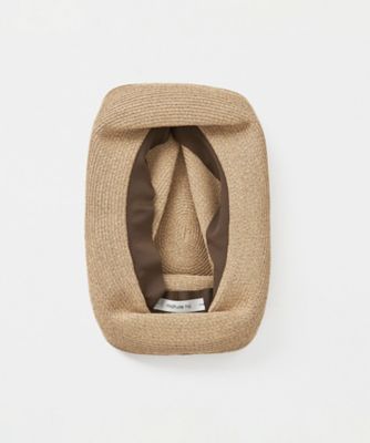 BOXED HAT 11cm brim grosgrain