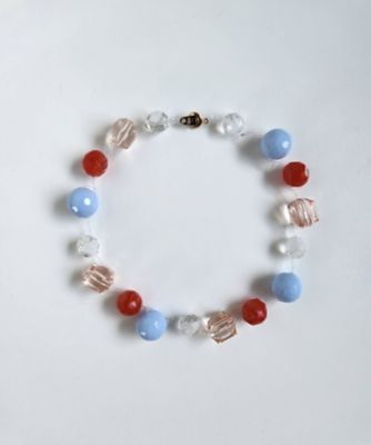 ＜Milly Callegari (Women)＞ショートネックレスレッド＆ブルー　ＭＣ００６－ＣＲＢ１８０
