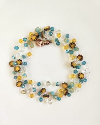 ＜Milly Callegari (Women)＞イエロー＆ブルー　ネックレス