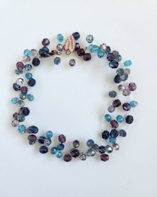 ＜Milly Callegari (Women)＞パープル＆ブルーカラー　ネックレス