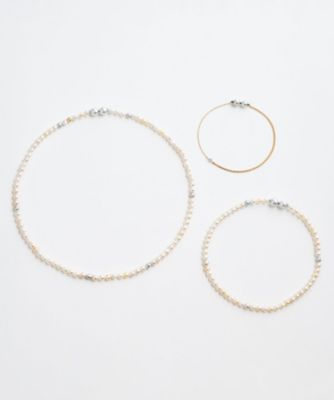 アコヤパールマルチカラーバロックパールロングネックレス