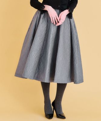 マーロンエノンフィ　エアリーボリュームスカート　グレー　36サイズ マーロンエノンフィ エアリーボリュームスカート グレー 36