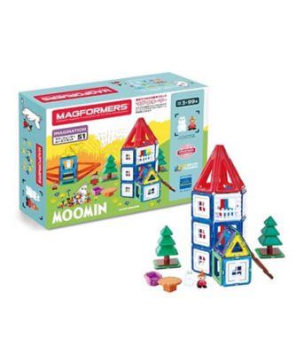 ＜BORNELUND (Baby&Kids)＞【受注商品】マグ・フォーマー　ムーミンセット（５１ピース／あそび方冊子付き）　ＭＦ７７０００２