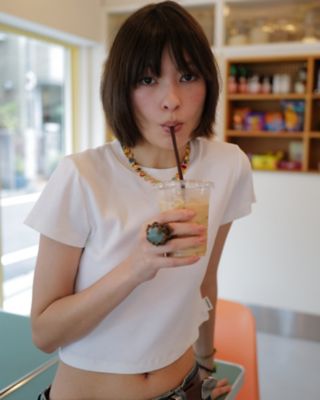 Ｔシャツ　Ｊａｐａｎ　Ｅｘｃｌｕｓｉｖｅ　Ｃｒｏｐｐｅｄ　Ｒｉｂ　Ｂａｂｙ　Ｔｅｅ　ＷＫ３１２１１０１