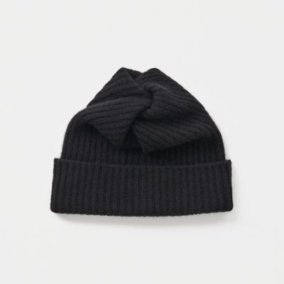 ＜mature ha. (Women)＞ｐｌｅａｔｓ　ｋｎｉｔ　ｃａｐ　－　ｃａｓｈｍｅｒｅ　ｘ　ｓａｂｌｅ