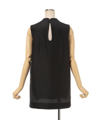 Ｂａｓｉｃ　Ｓｉｌｋ　Ｓｌｅｅｖｅｌｅｓｓ　Ｔｏｐ　ＭＫ０４０８ーＳＨ０３６
