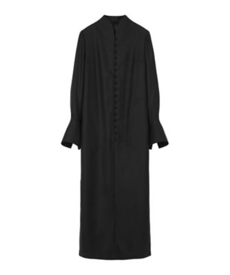 ＜Mame Kurogouchi (Women)＞Ｗｏｏｌ　ＩーＬｉｎｅ　Ｄｒｅｓｓ　ＭＫ０７０７ーＤＲ０２９