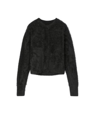 ＜Mame Kurogouchi (Women)＞Ｃａｓｈｍｅｒｅ　Ｆｕｒ　Ｋｎｉｔｔｅｄ　Ｃａｒｄｉｇａｎ　ＭＫ０８０７ーＫＮ０３１