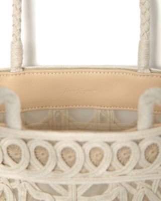 ー品販売 【再値下げ】Cording Embroidery Tote Bag beige