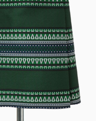 Ethnic Pattern Jacquard Trapeze Skirt