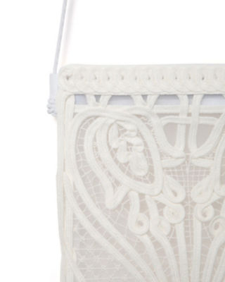 新品 mame Cording Embroidery Pouch white