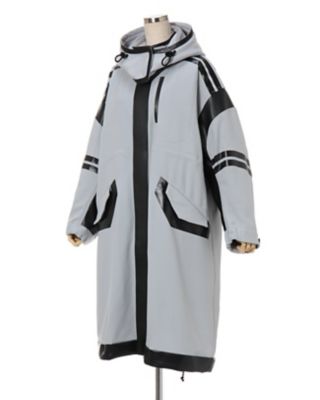 送料無料 非冷凍品同梱不可 Shadow Patched Wool Hooded Coat | www