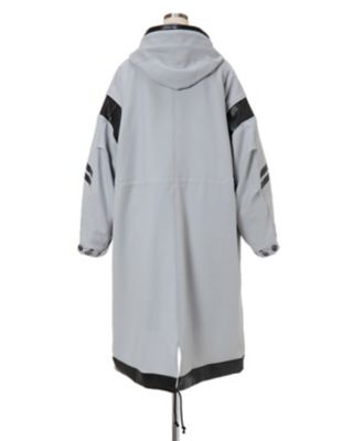 Shadow patched wool hooded coat | nate-hospital.com