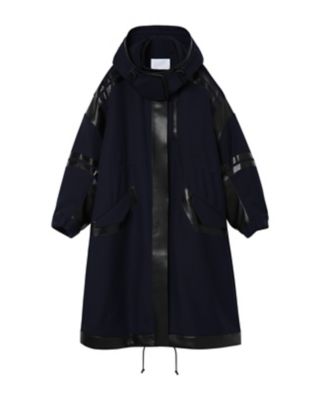 Ｓｈａｄｏｗ Ｐａｔｃｈｅｄ Ｗｏｏｌ Ｈｏｏｄｅｄ Ｃｏａｔ ...