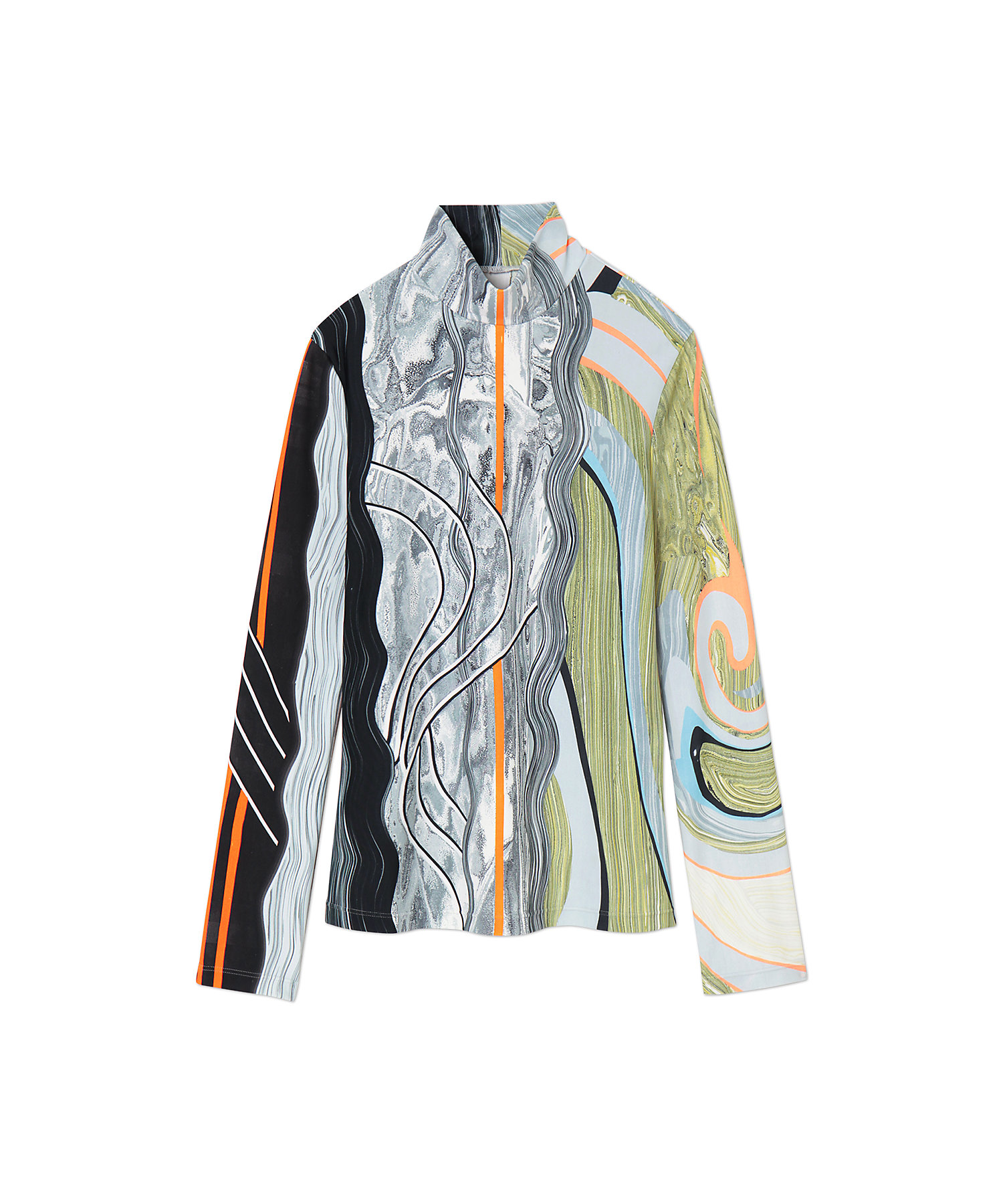 Marble Print Jersey Top | 三越伊勢丹オンライン ...