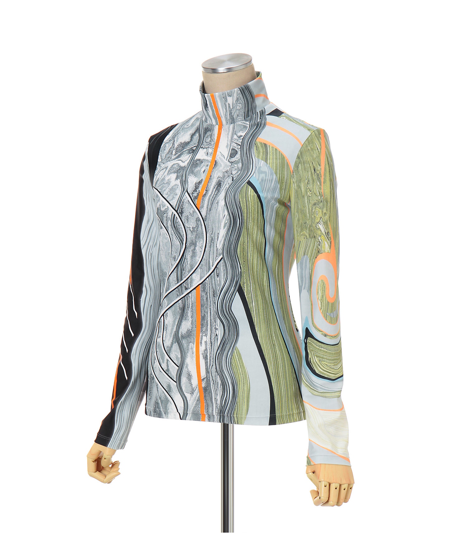 Marble Print Jersey Top | 三越伊勢丹オンライン ...