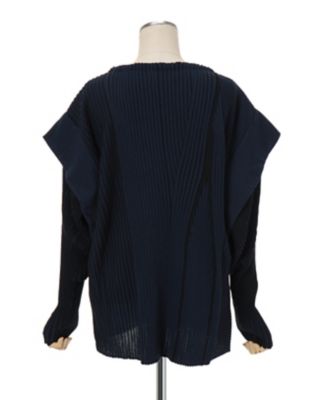 mame マメ Stripe Knited Pullover-