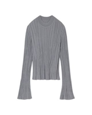 Ｗｉｎｄｉｎｇ　Ｒｉｂｂｅｄ　Ｋｎｉｔｔｅｄ　Ｔｏｐ