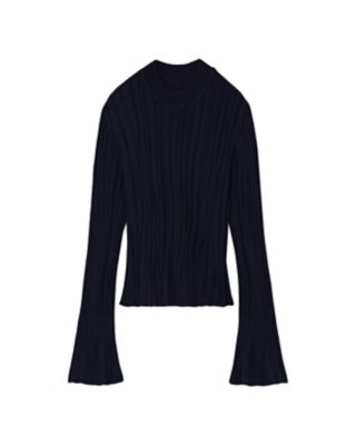 Ｗｉｎｄｉｎｇ　Ｒｉｂｂｅｄ　Ｋｎｉｔｔｅｄ　Ｔｏｐ