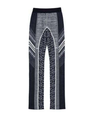 Ｏｓｍａｎｔｈｕｓ　Ｍｏｔｉｆ　Ｊａｃｑｕａｒｄ　Ｋｎｉｔｔｅｄ　Ｔｒｏｕｓｅｒｓ