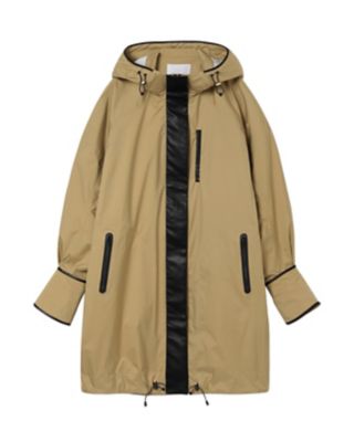 mame Water Repellent Nylon Hooded Coat | cprc.org.au