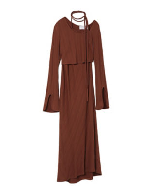 本日限定　mame Ribbed Jersey Multi-Way Dress