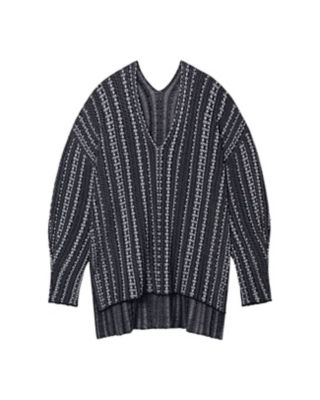 Ｖ Ｎｅｃｋ Ｊａｃｑｕａｒｄ Ｋｎｉｔｔｅｄ Ｐｕｌｌｏｖｅｒ の