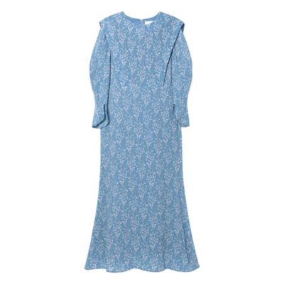 Ｆｌｏｗｅｒ　Ｈａｎｄ－Ｐｒｉｎｔｅｄ　Ｔｕｃｋｅｄ　Ｄｒｅｓｓ